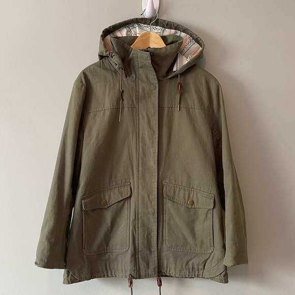 Ripzone Jackets & Blazers - Ripzone cotton canvas sage jacket